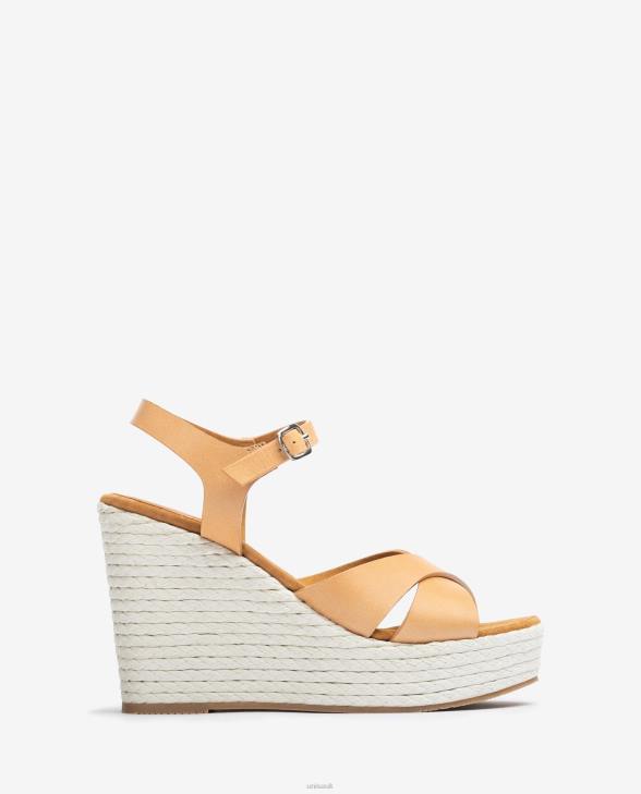 Women Unisa High wedge sandal Brown0X8N193