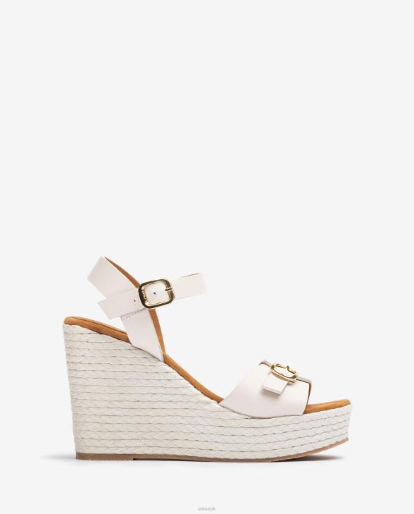 Women Unisa High wedge sandal White0X8N189