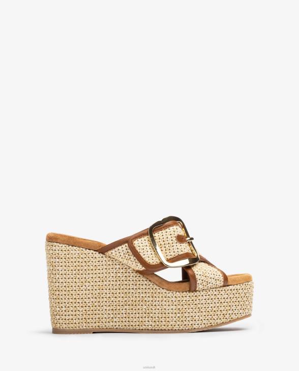 Women Unisa High wedge sandal with a buckle Fashion0X8N463