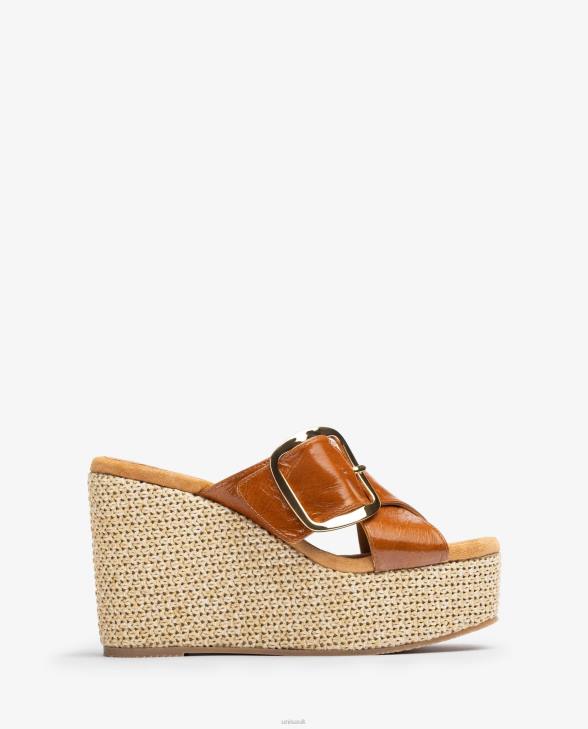 Women Unisa High wedge sandal with a buckle Graceful0X8N462