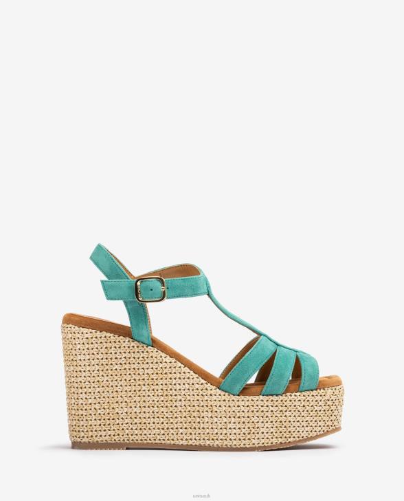 Women Unisa High wedge strappy sandal Graceful0X8N454