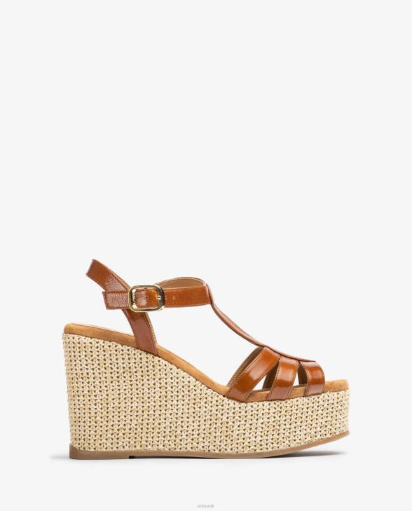 Women Unisa High wedge strappy sandal Graceful0X8N455