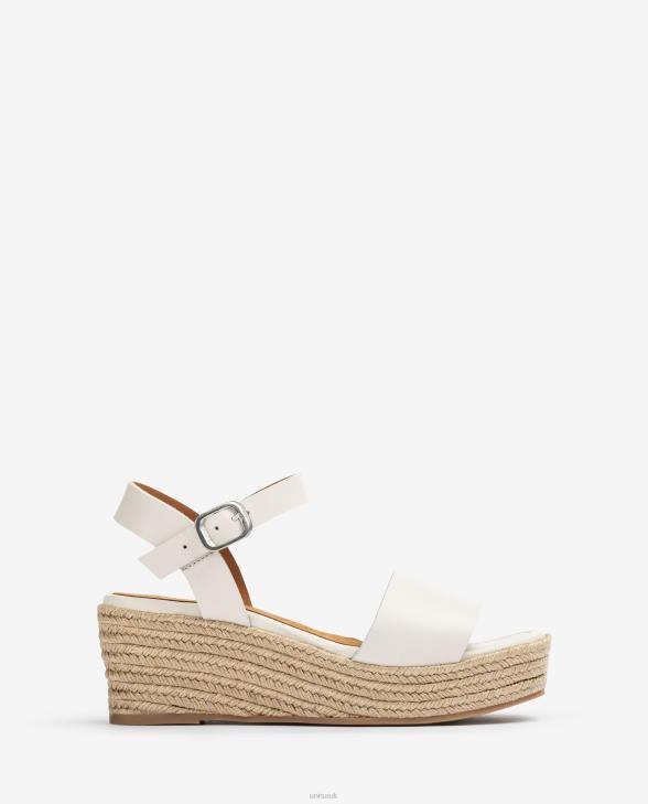 Women Unisa Jute block sandal White0X8N331