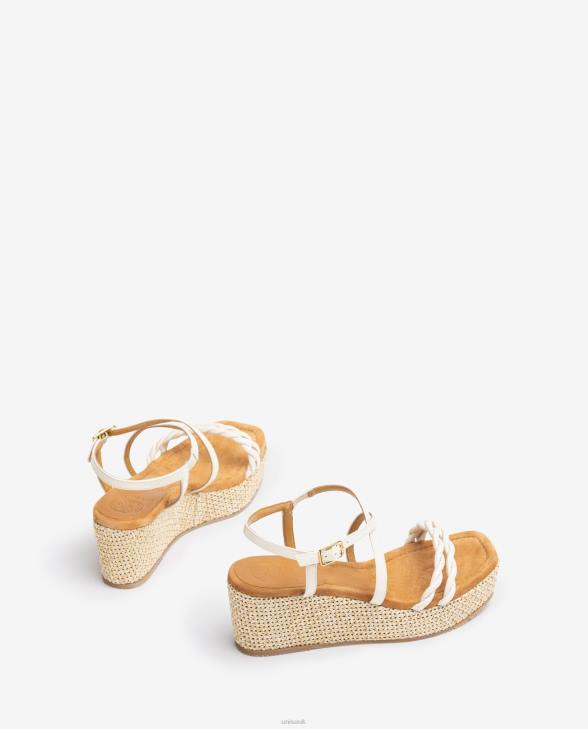 Women Unisa Sandal with a block heel and spiral straps Fashion0X8N159