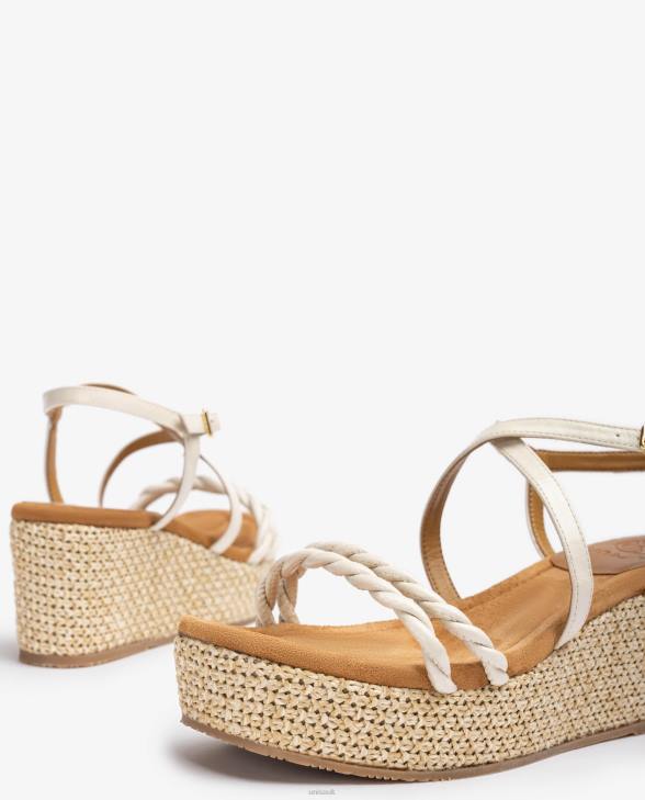 Women Unisa Sandal with a block heel and spiral straps Fashion0X8N159