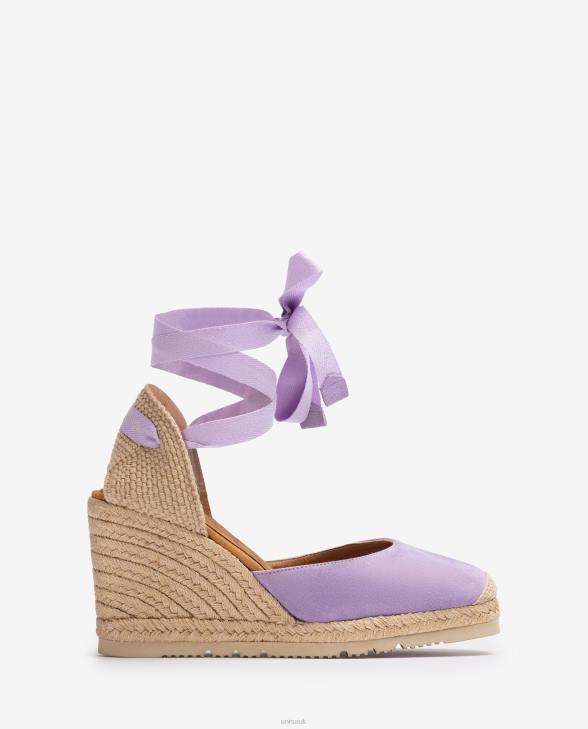 Women Unisa Square toe espadrille Lila0X8N700