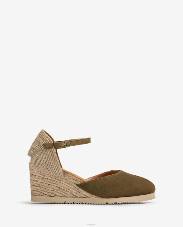 Women Unisa Suede espadrille Green0X8N780