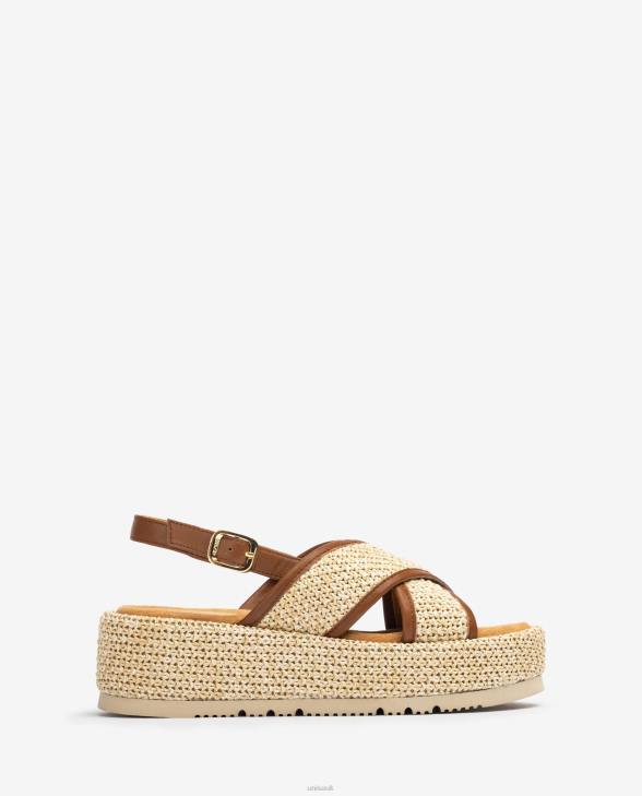 Women Unisa Wide strap block heel sandal Graceful0X8N107