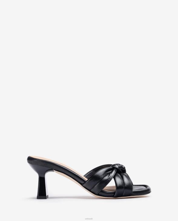 Women Unisa Knotted strap sandal Black0X8N307