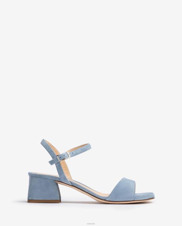 Women Unisa Sandal with a wide heel Blue0X8N155