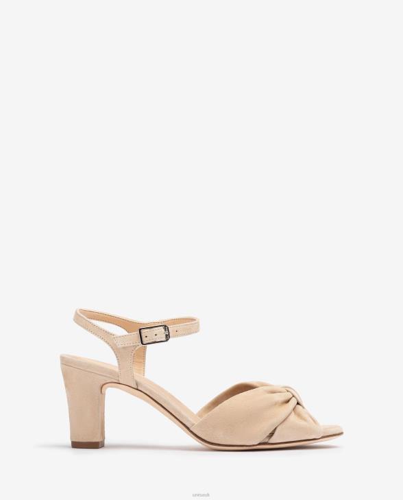 Women Unisa Smart suede sandal Beige0X8N177