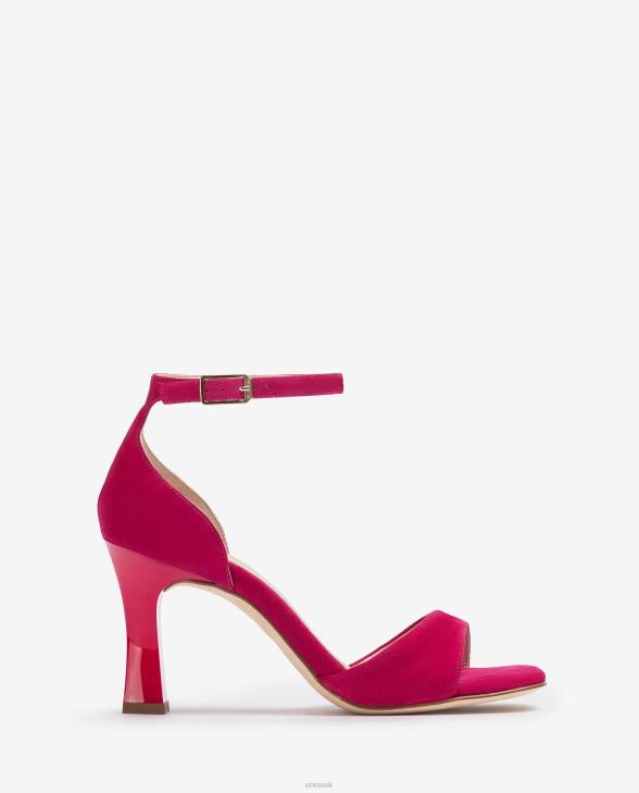 Women Unisa Suede D'Orsay ankle strap sandal Pink0X8N261