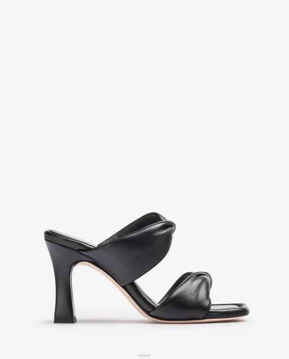 Women Unisa Twist strap sandal Black0X8N264