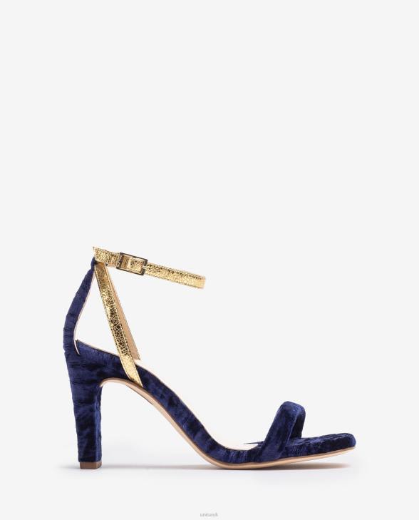 Women Unisa Velvet sandal Blue0X8N1315