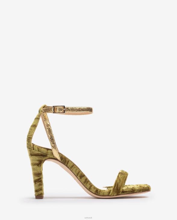 Women Unisa Velvet sandal Green0X8N1314