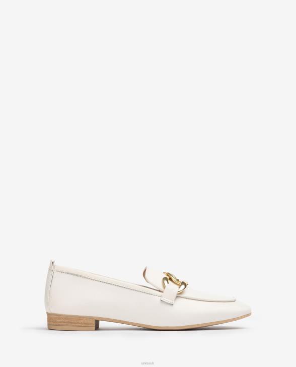 Women Unisa Loafer with a chain White0X8N602