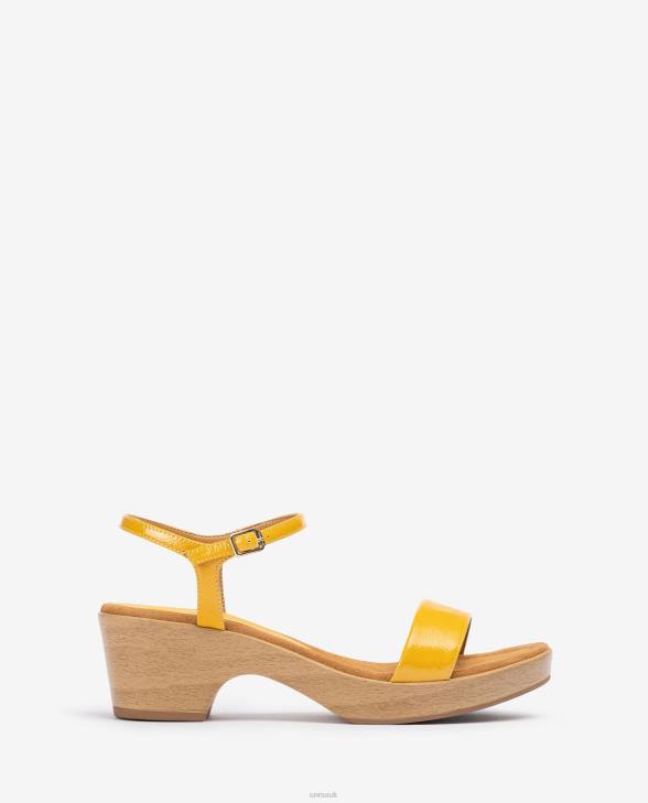 Women Unisa Leather block sandal Fashion0X8N441