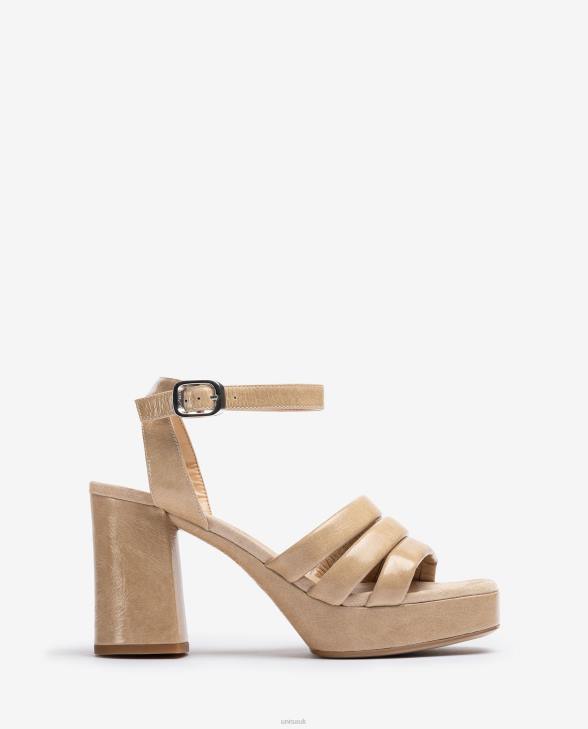 Women Unisa Leather sandal with a buckle Fashion0X8N321