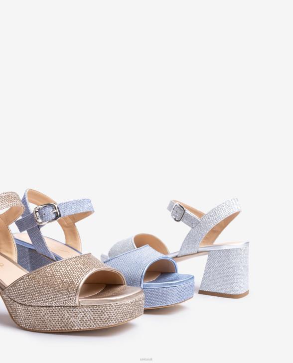 Women Unisa Sandal with a heel and platform Bronze0X8N212