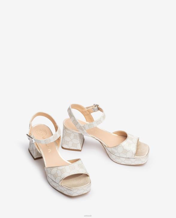 Women Unisa Sandal with a heel and platform Graceful0X8N214