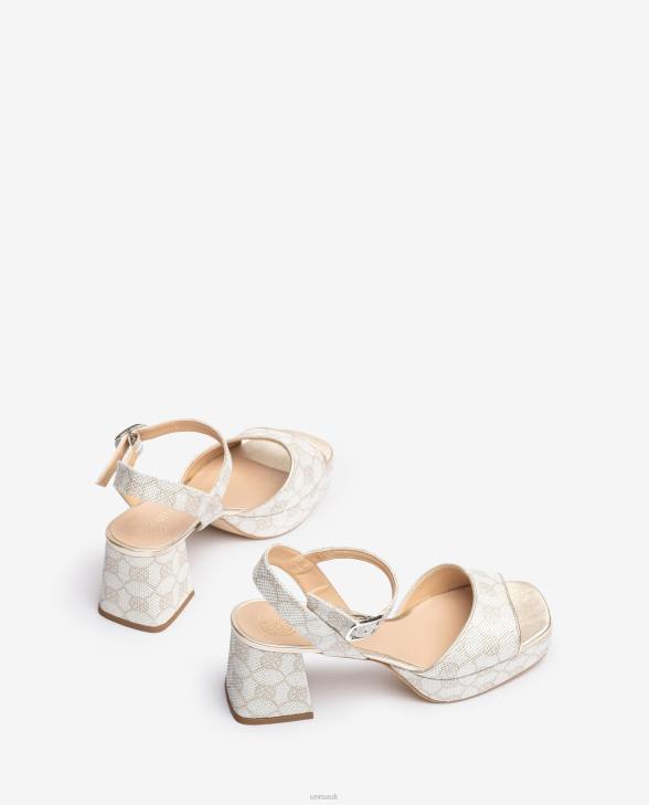 Women Unisa Sandal with a heel and platform Graceful0X8N214