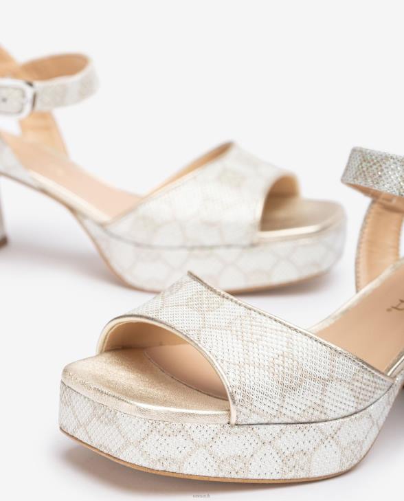 Women Unisa Sandal with a heel and platform Graceful0X8N214