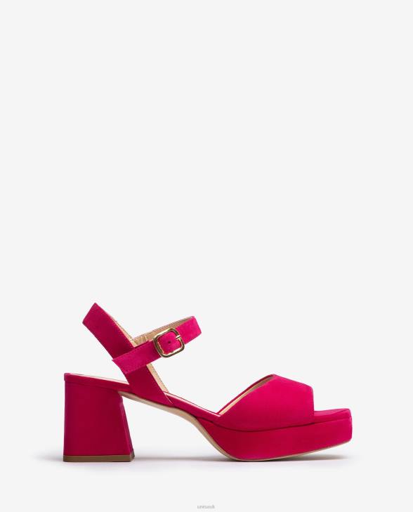 Women Unisa Sandal with a heel and platform Pink0X8N8