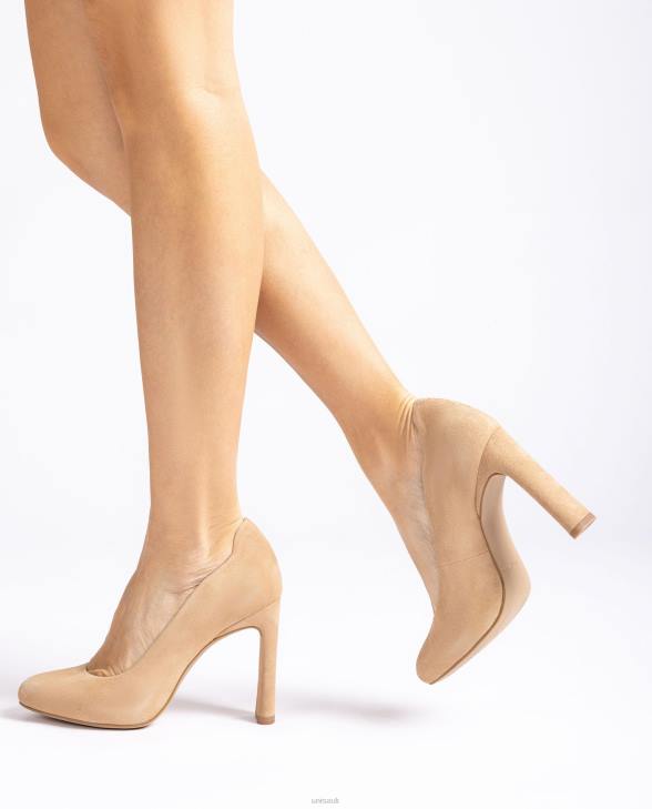 Women Unisa High heel shoe with an inner platform Beige0X8N549