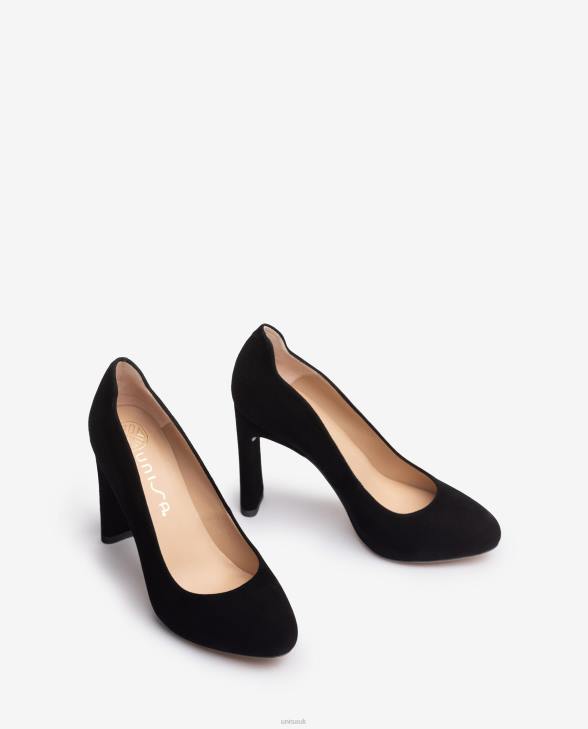 Women Unisa High heel shoe with an inner platform Black0X8N577