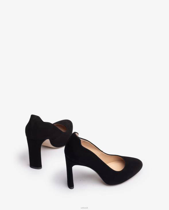 Women Unisa High heel shoe with an inner platform Black0X8N577