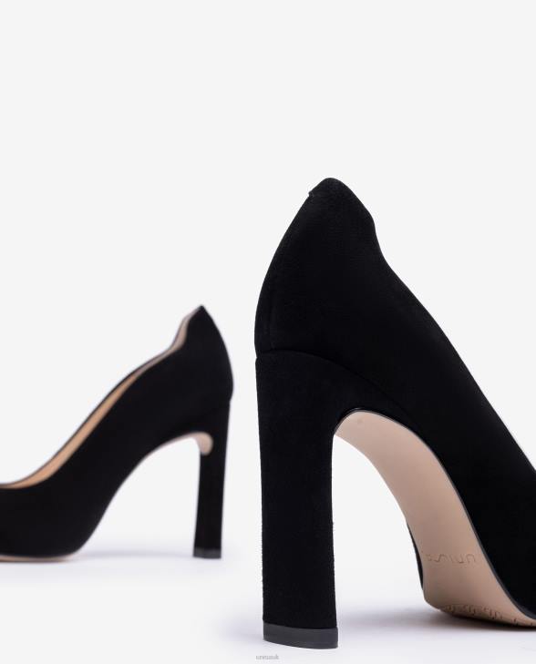 Women Unisa High heel shoe with an inner platform Black0X8N577