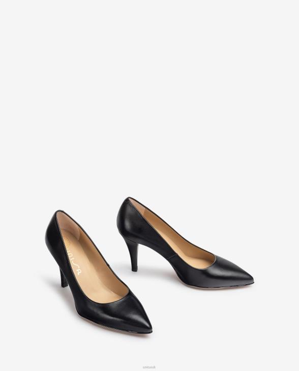 Women Unisa Leather pumps with a pointed toe and a thin heel Fashion0X8N593