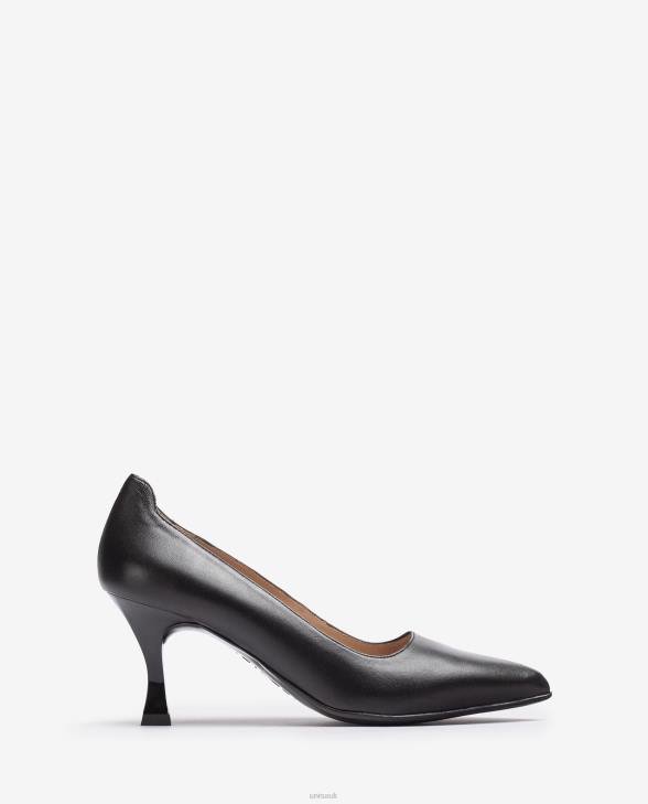 Women Unisa Pump with a painted heel Black0X8N573