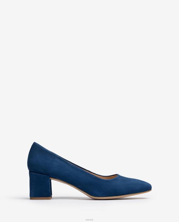 Women Unisa Pump with a wide heel Blue0X8N572