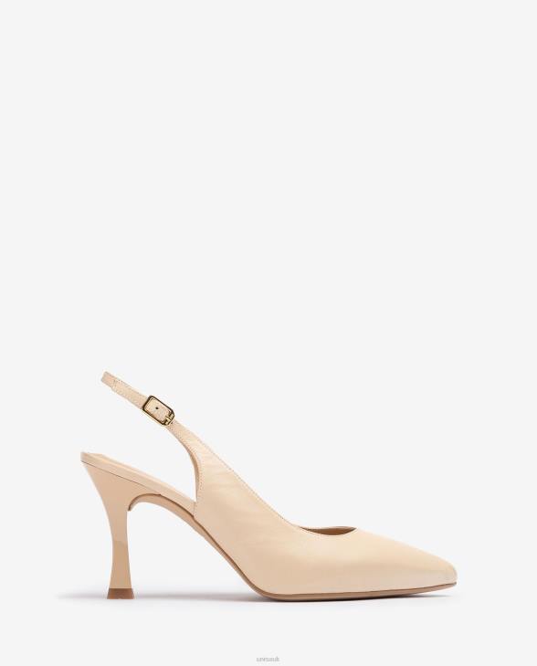 Women Unisa Pointy toe sling back Beige0X8N534