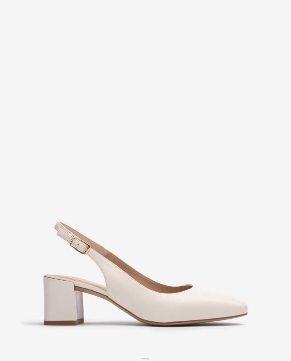 Women Unisa Sling back with a wide heel White0X8N496