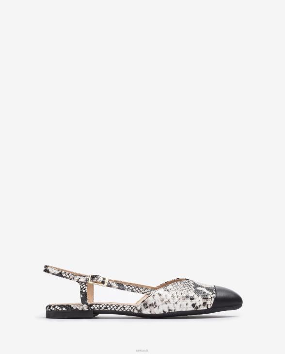 Women Unisa Two-tone flat sling back shoe Graceful0X8N537