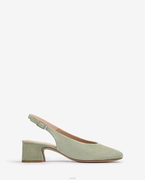Women Unisa Wide heel slingback Green0X8N539