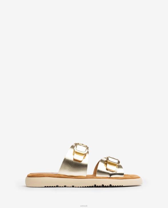 Women Unisa Flat sandal with a double buckle Graceful0X8N98