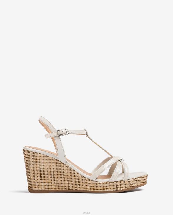 Women Unisa Wedge patent leather T-strap sandals Fashion0X8N440